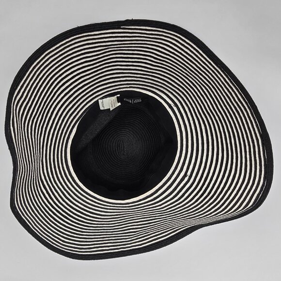 White House Black Market Black & White Floppy Hat main image 8